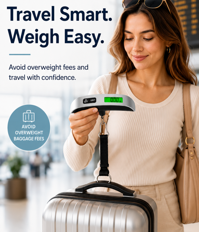 Carry-On Control™ Digital Luggage Scale