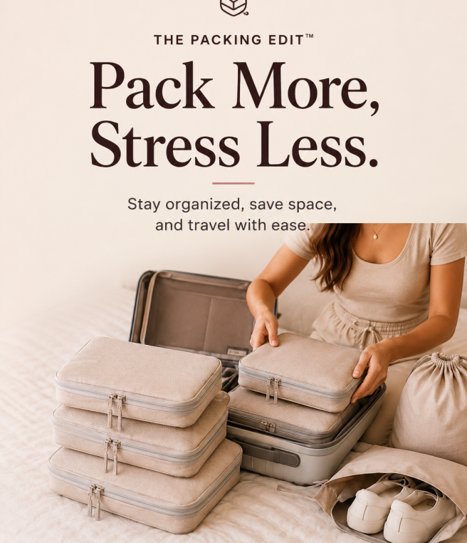 The Packing Edit™ Compression Packing Cube Set